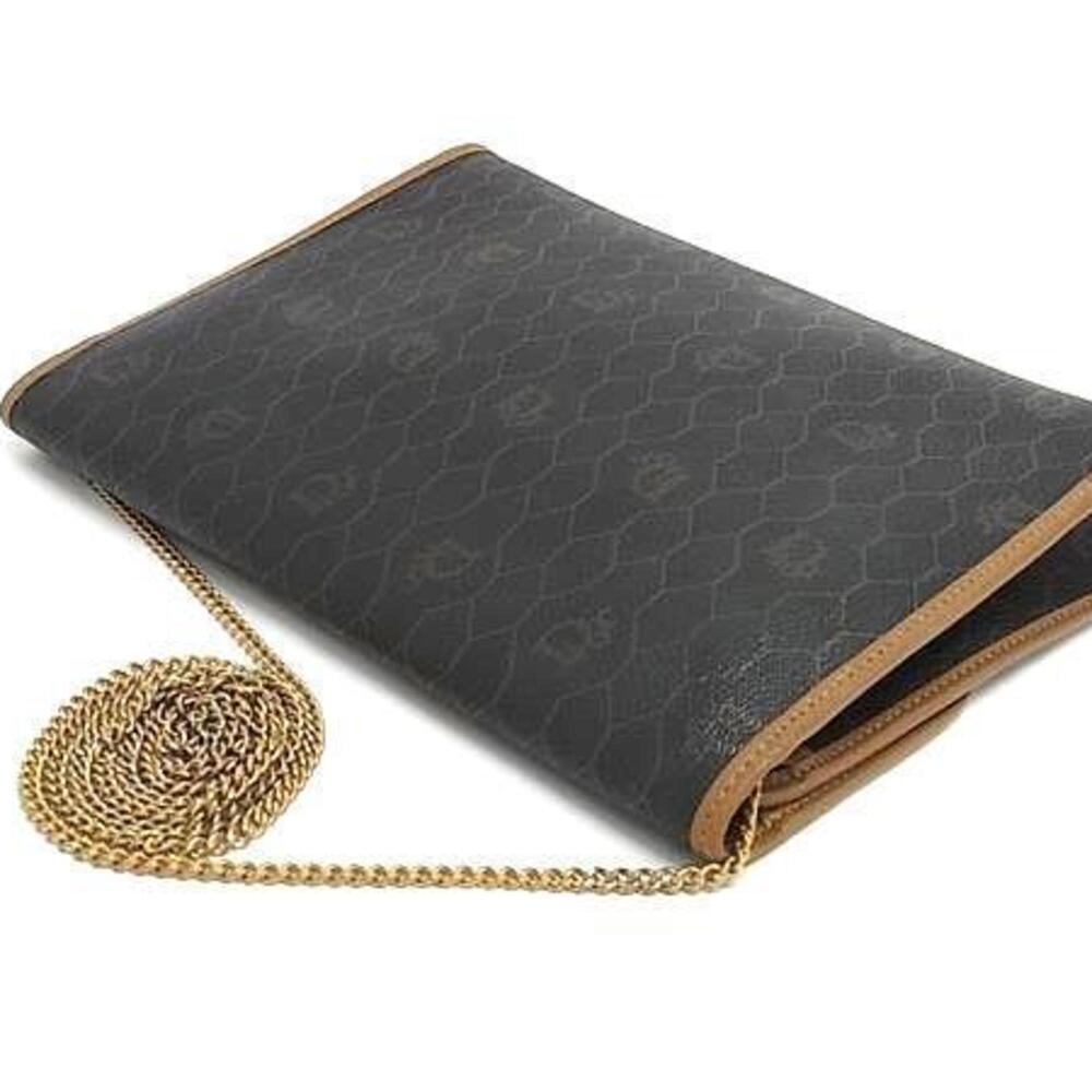 CHRISTIAN DIOR Brown Leather Shoulder Bag - Picture 4 of 6